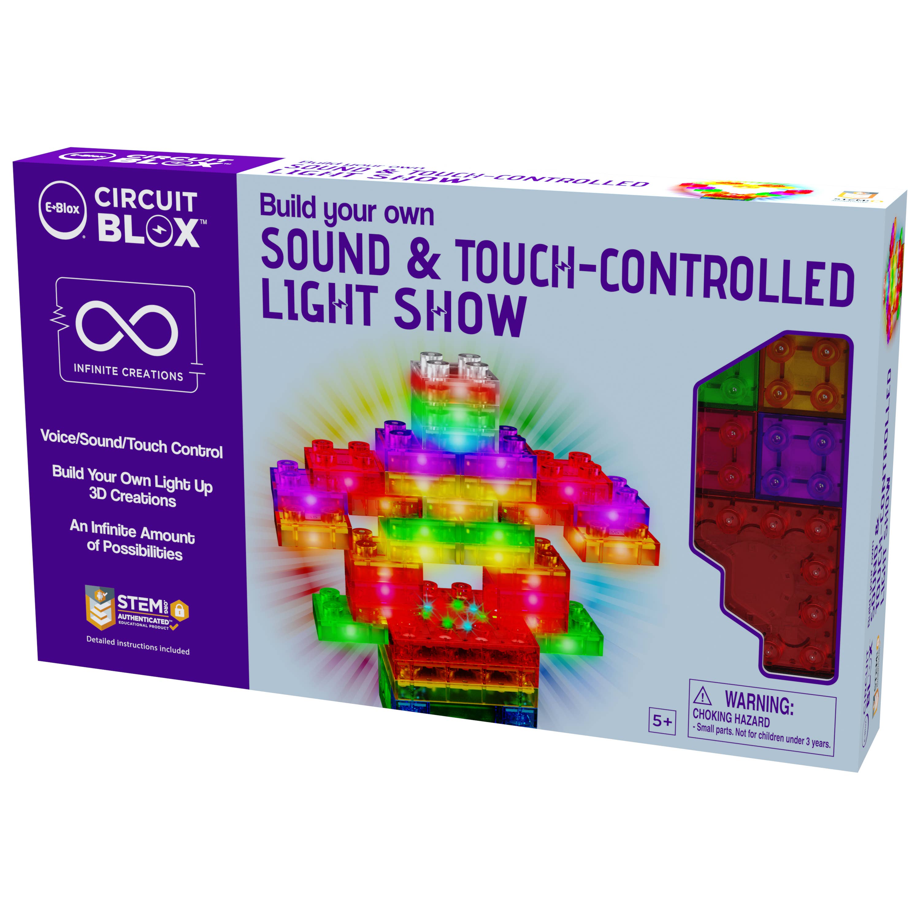 EBlox - Wholesale Building Set - Kids - E-Blox Touch and Sound Controlled Light Show2