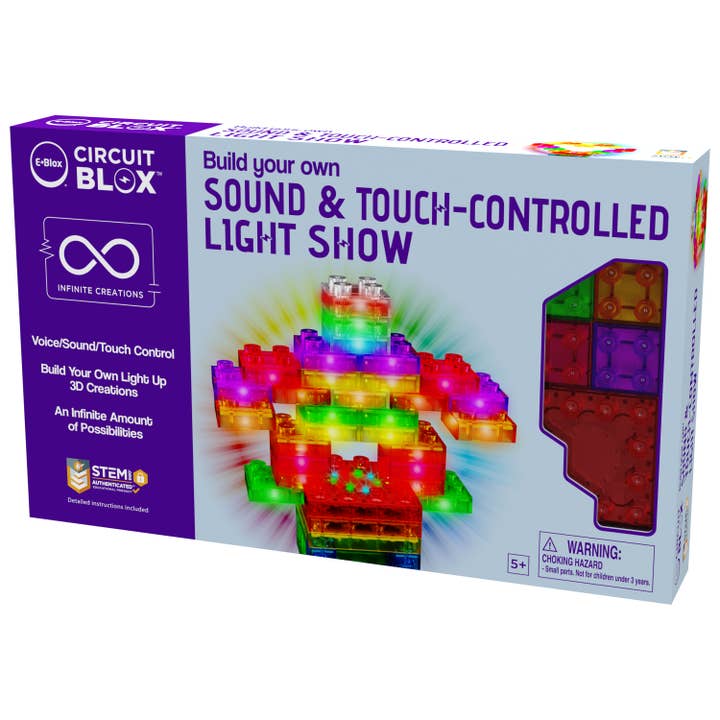 EBlox - Wholesale Building Set - Kids - E-Blox Touch and Sound Controlled Light Show2