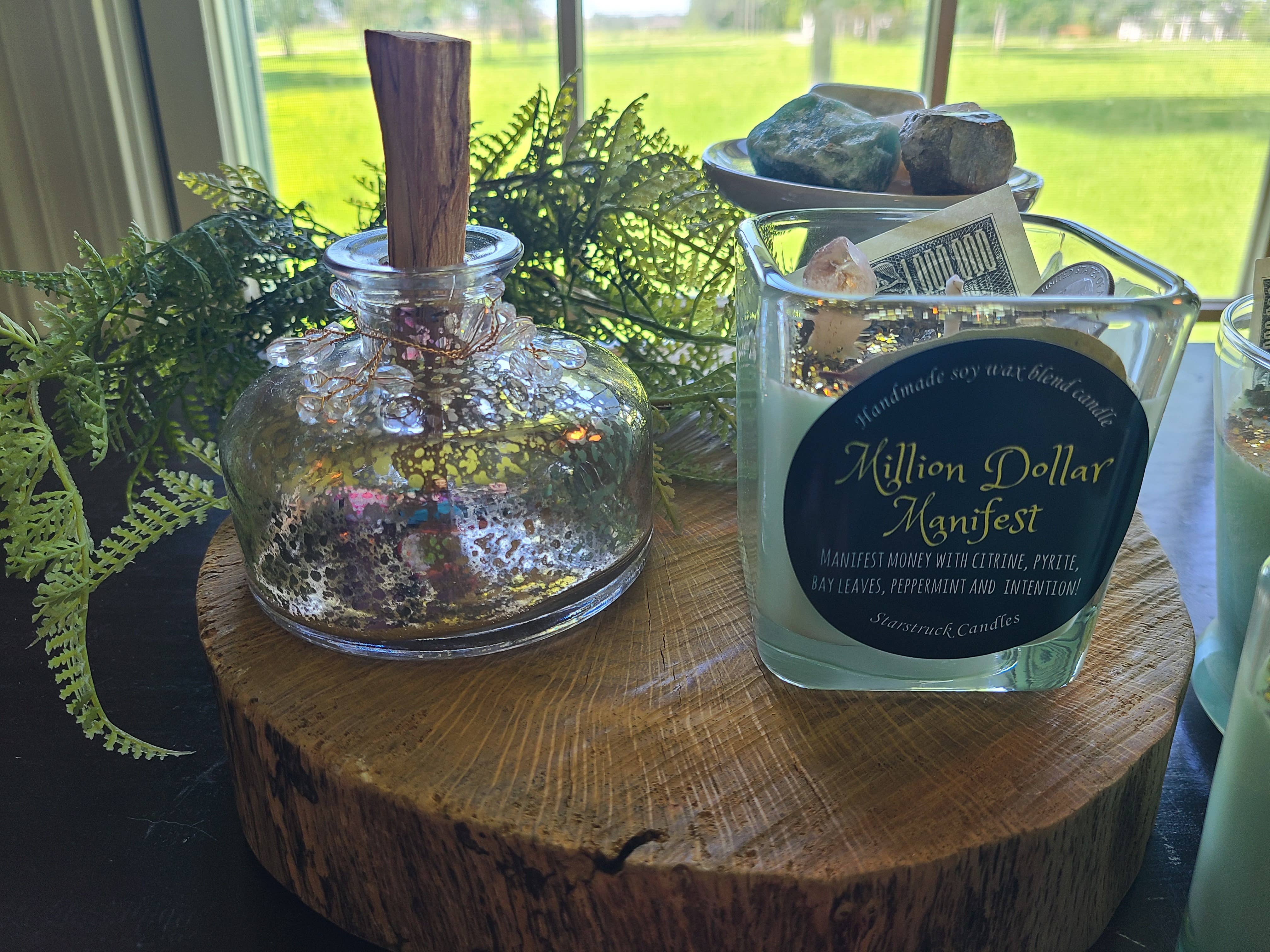 Starstruck Candles - Vente Bougie en bocal - Bougie d'argent manifeste Million Dollar2