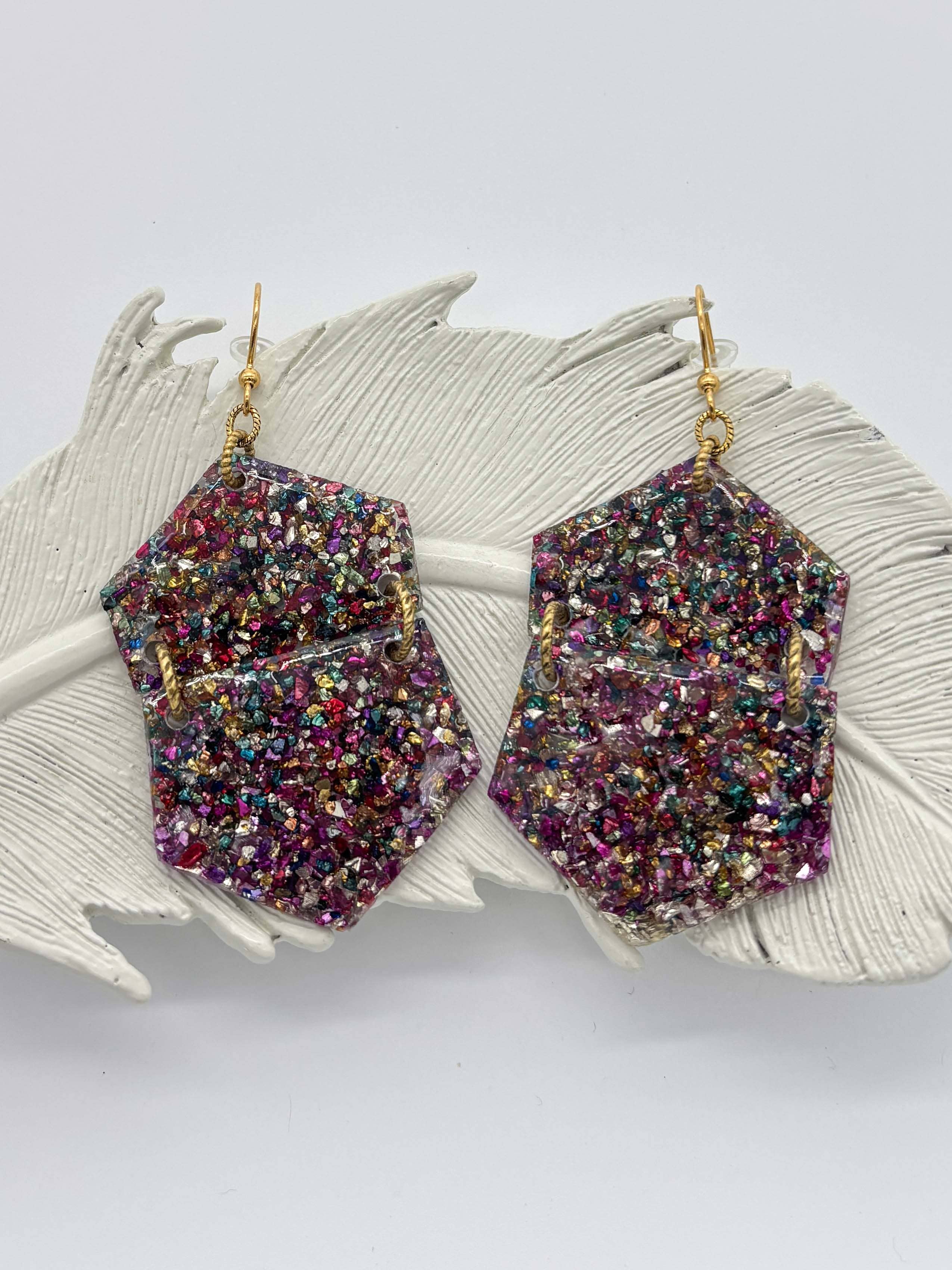 Jenica Jewelry - Wholesale Dangle Earrings - Colorful Lightweight Statement Earrings