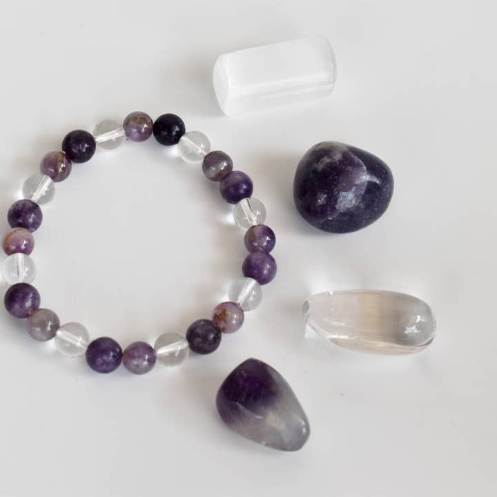 Soothing Crystals - Wholesale Spiritual Stone/Crystal - Chakra Gift Set | CROWN Chakra | Healing Gemstone Kit14