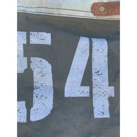 Casa Natura Design SL - Wholesale Beach Bag - Round Canvas Bag with Double Leather Handle and Zipper - CHLOE CL410