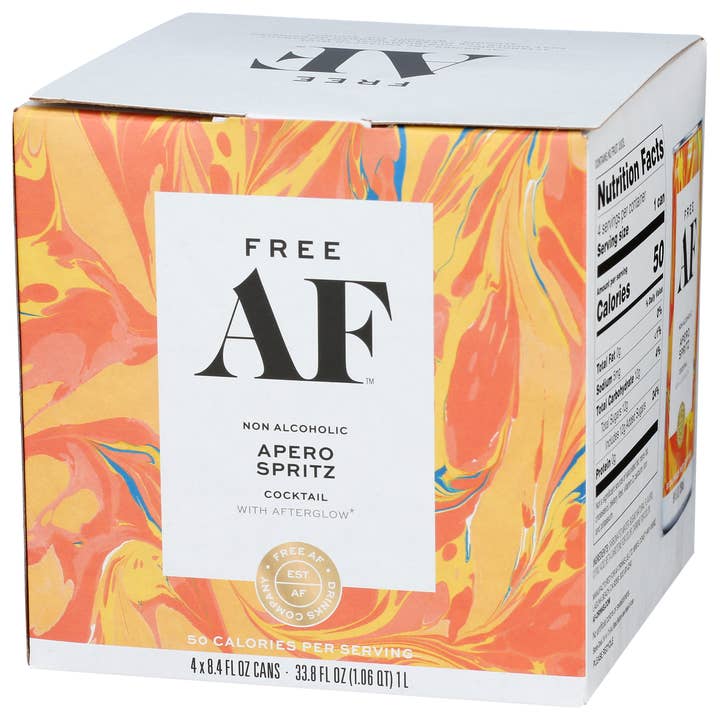 Free AF - Wholesale Non-Alcoholic Aperitif/Mocktail - Free AF Apero Spritz 6 x 4 pack