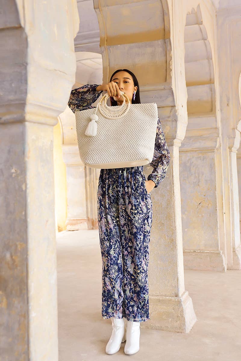 America & Beyond - Wholesale Tote Bag - Women's - Birch Lurex Durrie Tote