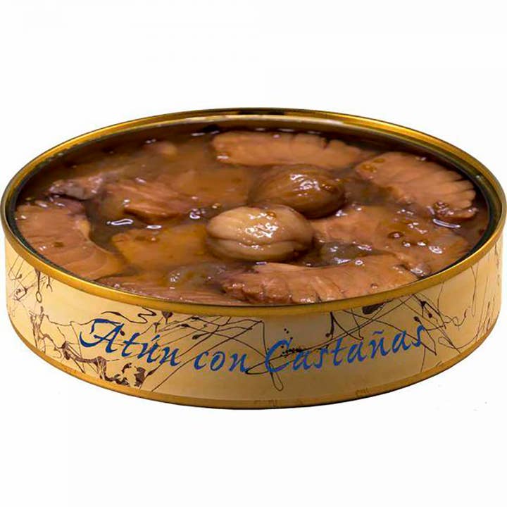 El Ronqueo - Wholesale Tinned Fish - Tuna Belly with Chestnuts in Olive Oil0