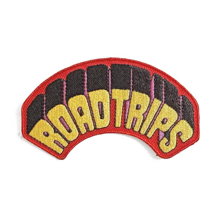 Roadtrips Embroidered Patch for wholesale by Gold St. Press