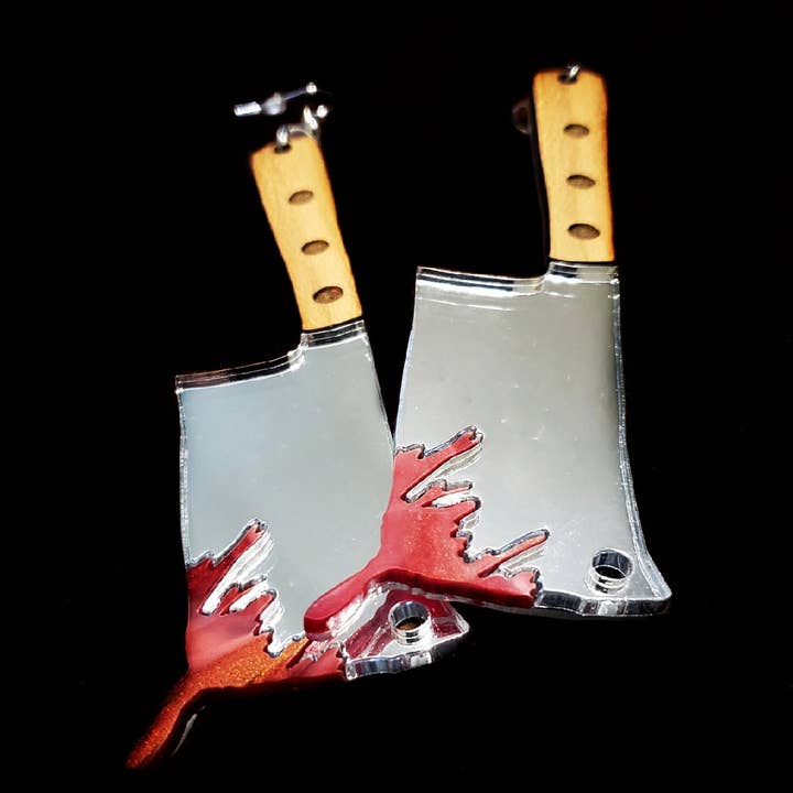 Boucles d'oreilles pendantes Butcher Baby pour la vente par Mixtape Your Life