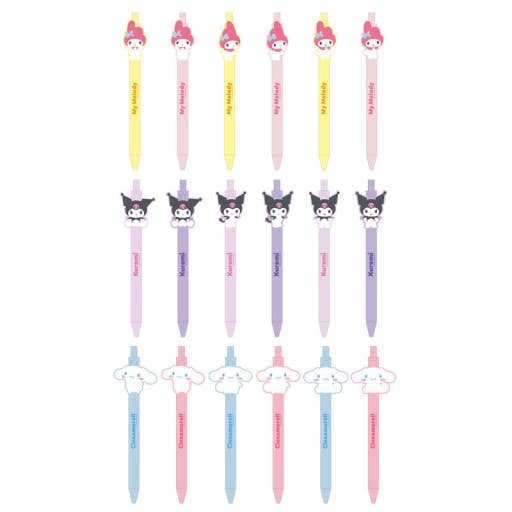 K-Wonderland - Wholesale Pen - Sanrio Characters Face Wapen Ball point pen 0.7mm- 30pcs BOX5