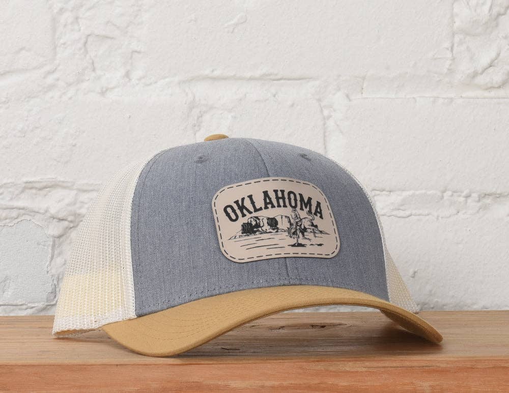 Classic State - Wholesale Trucker Hat - Unisex - Oklahoma Cowboy Snapback Hat2