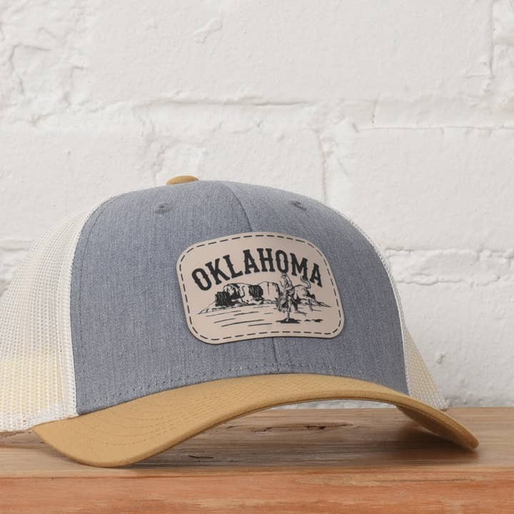 Classic State - Wholesale Trucker Hat - Unisex - Oklahoma Cowboy Snapback Hat2