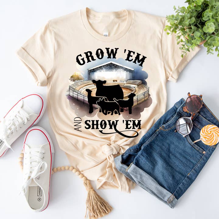 Grow 'Em And Show 'Em for wholesale by MidWest Tees