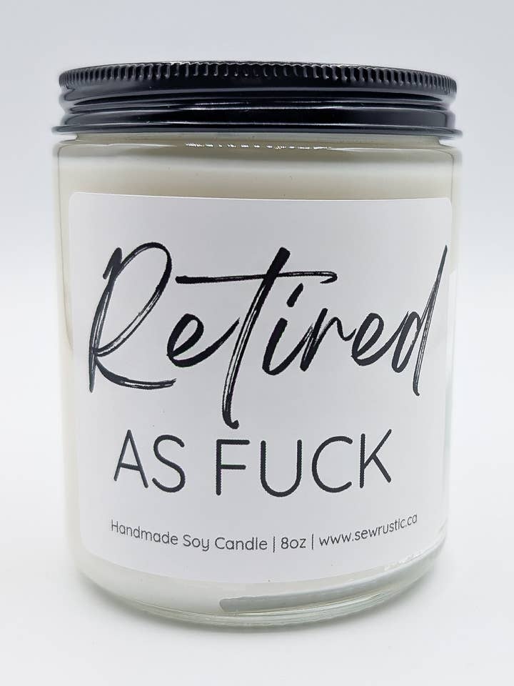 Retired as F&%# for wholesale by Sew Rustic Candle & Gift Co