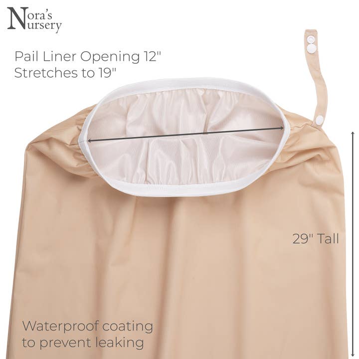 Nora’s Nursery – wholesale Nappy (cloth) – Baby – Diaper Pail Liners Desert 2 Pack3