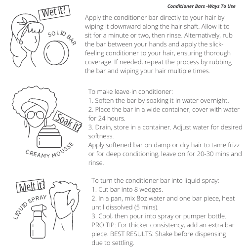 Tangie LLC - Wholesale Hair Conditioner - Tangie Fragrance-Free Conditioner Bar – Gentle & Hydrating2