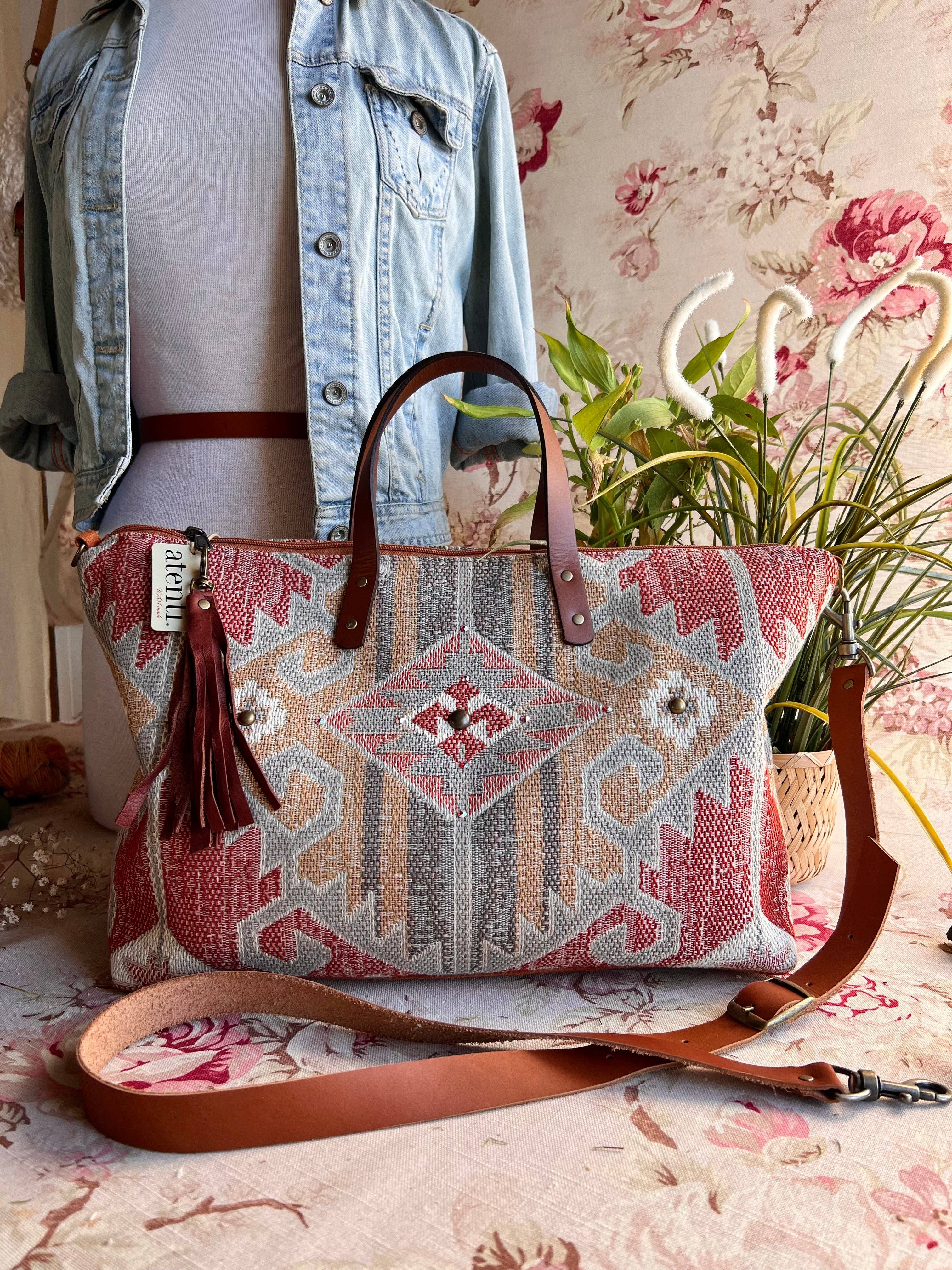 Atenti – wholesale Bärkasse - Dam – USA handgjord Carryall tygväska, Blaze Buddy Bag9