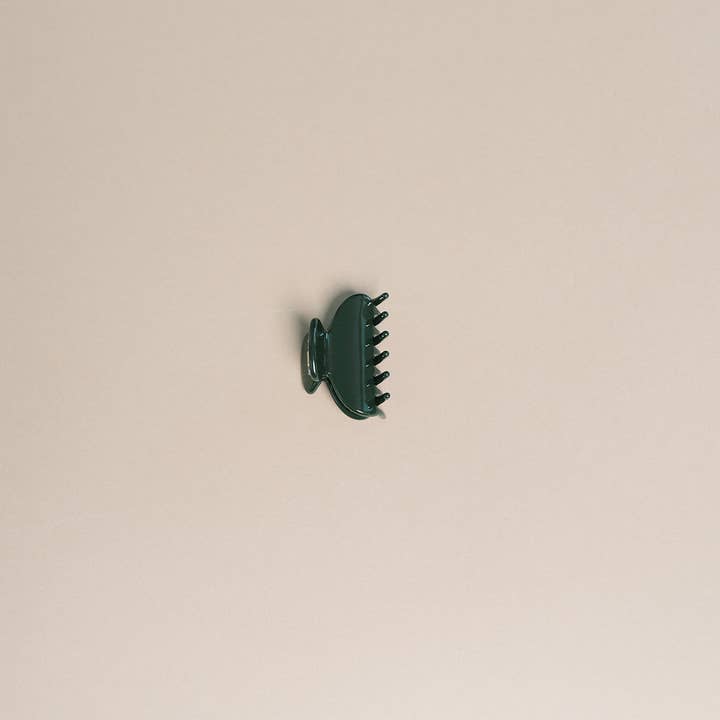 NAT + NOOR - Wholesale Hair Clip - Women's - Hair Claw Clip | Mint | 2" Small | Dark Green