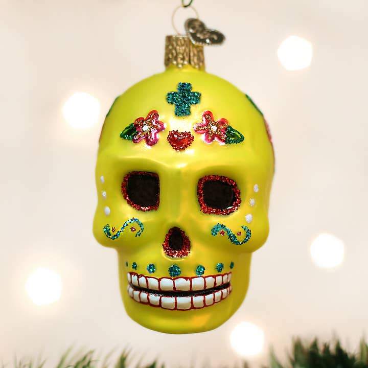 Old World Christmas - Wholesale Ornament - Sugar Skull Ornament0