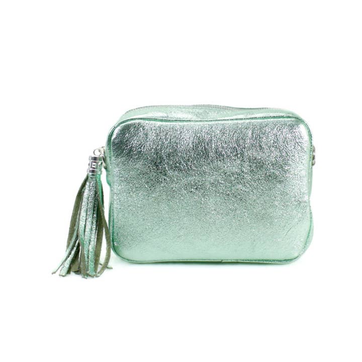 Ellas Trading - Wholesale Crossbody Bag - Women's - Italian Leather Camera Crossbody Bag with Tassel Charm19