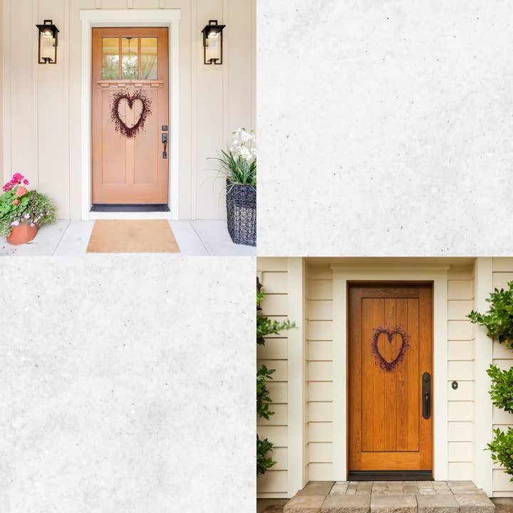 4E's Novelty - Wholesale Wreath - 15" Valentine's Heart Wreath - Red Berry Grapevine for Indoor/Outdoor Decor6