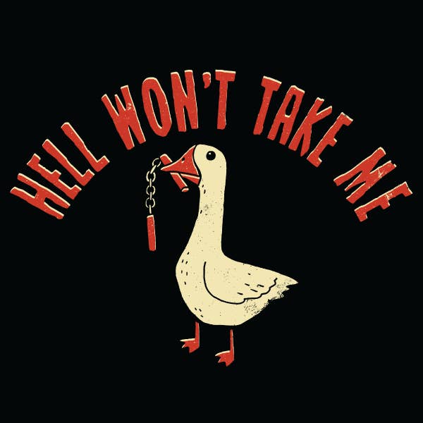 'Hell Won't Take Me' Shirt for wholesale by Wicked Clothes