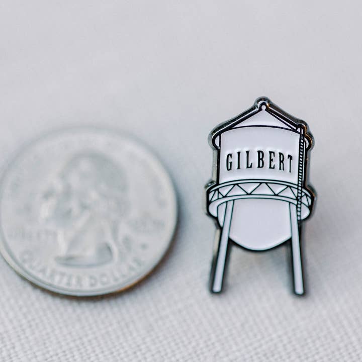 Click Bloom - Wholesale Lapel Pin/Button - Gilbert Arizona Water Tower Enamel Pin