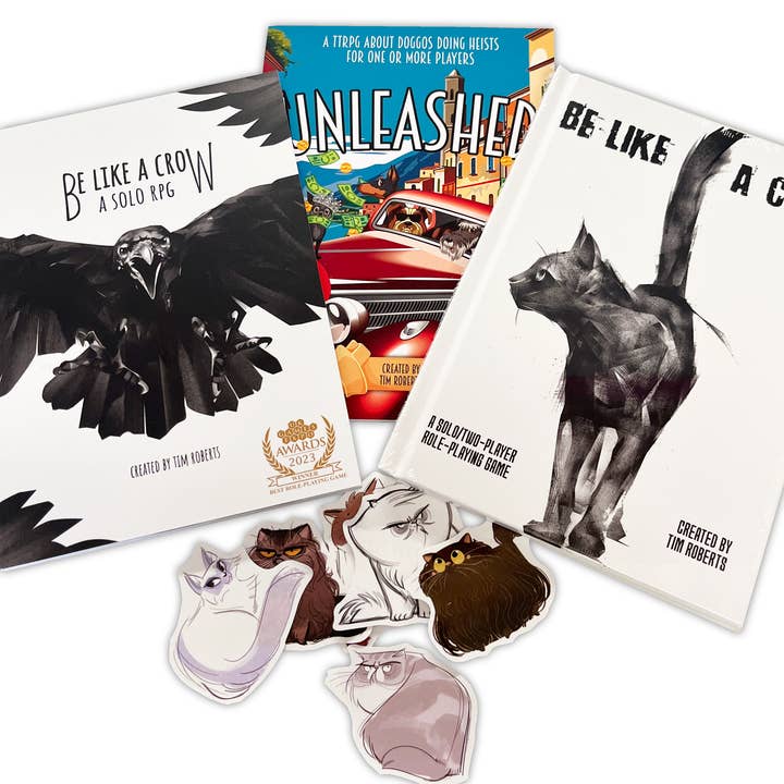 Le collectif animal - Ensemble de JDR solo pour la vente par Critical Kit Ltd