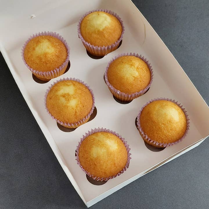 Tennessee IMPEX - Wholesale Cupcake/Muffin Pan - Premium Cupcake Boxes with insert for 6 Pastries (6x9x3 in)