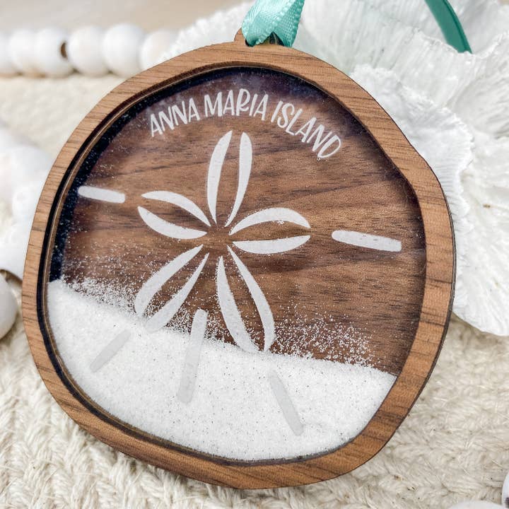 The Cottonseed Marketplace - Wholesale Ornament - Sand Keepsake Ornament - Sand Dollar1