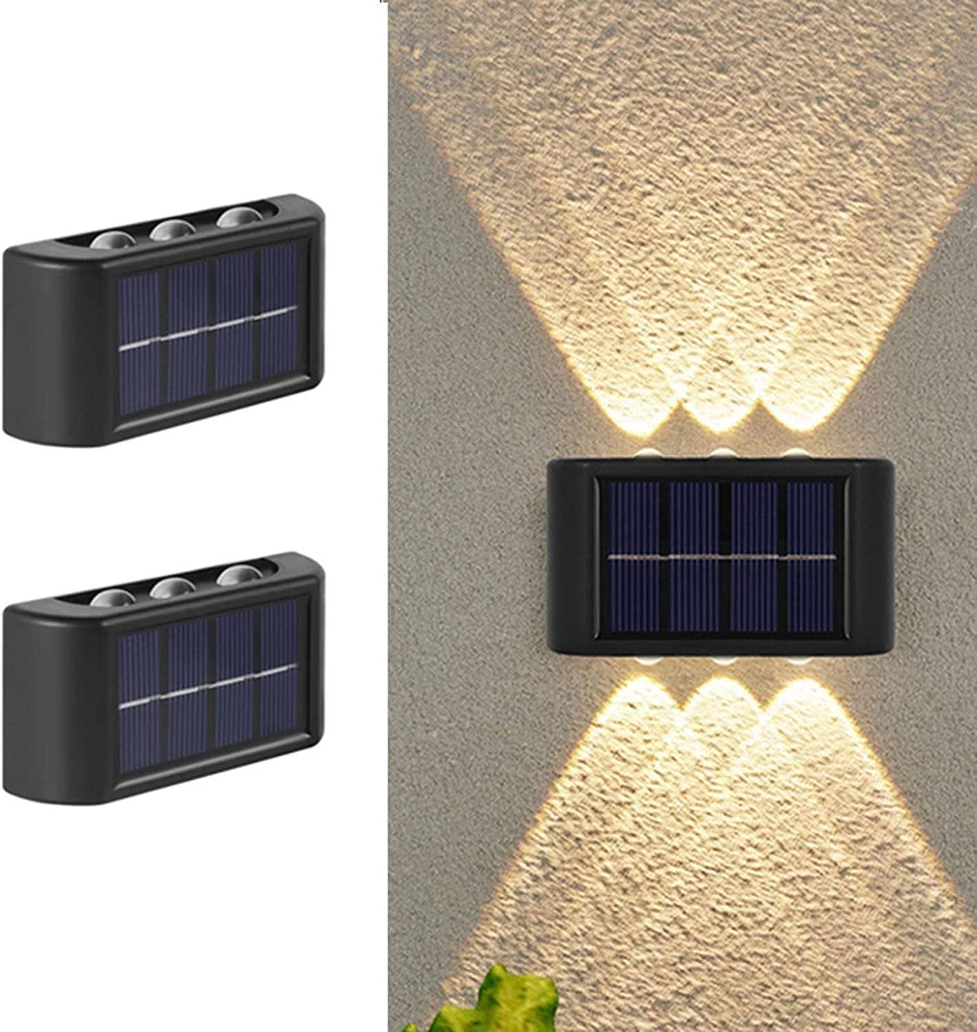 Infinite Basics - Wholesale Outdoor/Lawn Light - 4-Pack Solar Outdoor Wall LED Light4