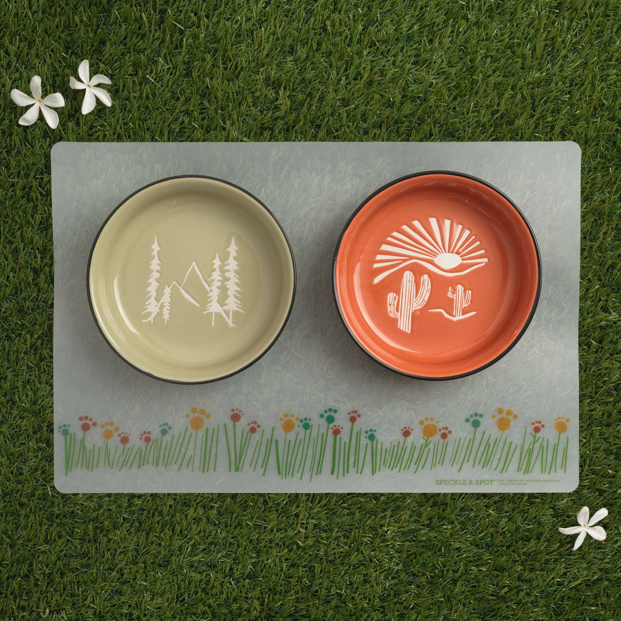 Speckle and Spot by Ore’ Originals - Wholesale Pet Bowl - Cat/Dog - Pet Bowl | Desert Adventure2