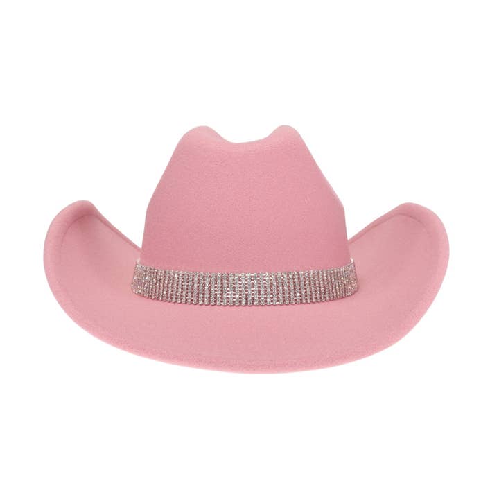 C.C Beanie - Wholesale Cowboy Hat - Women's - Tinseltown Rhinestone Cowboy Hat VCC00739