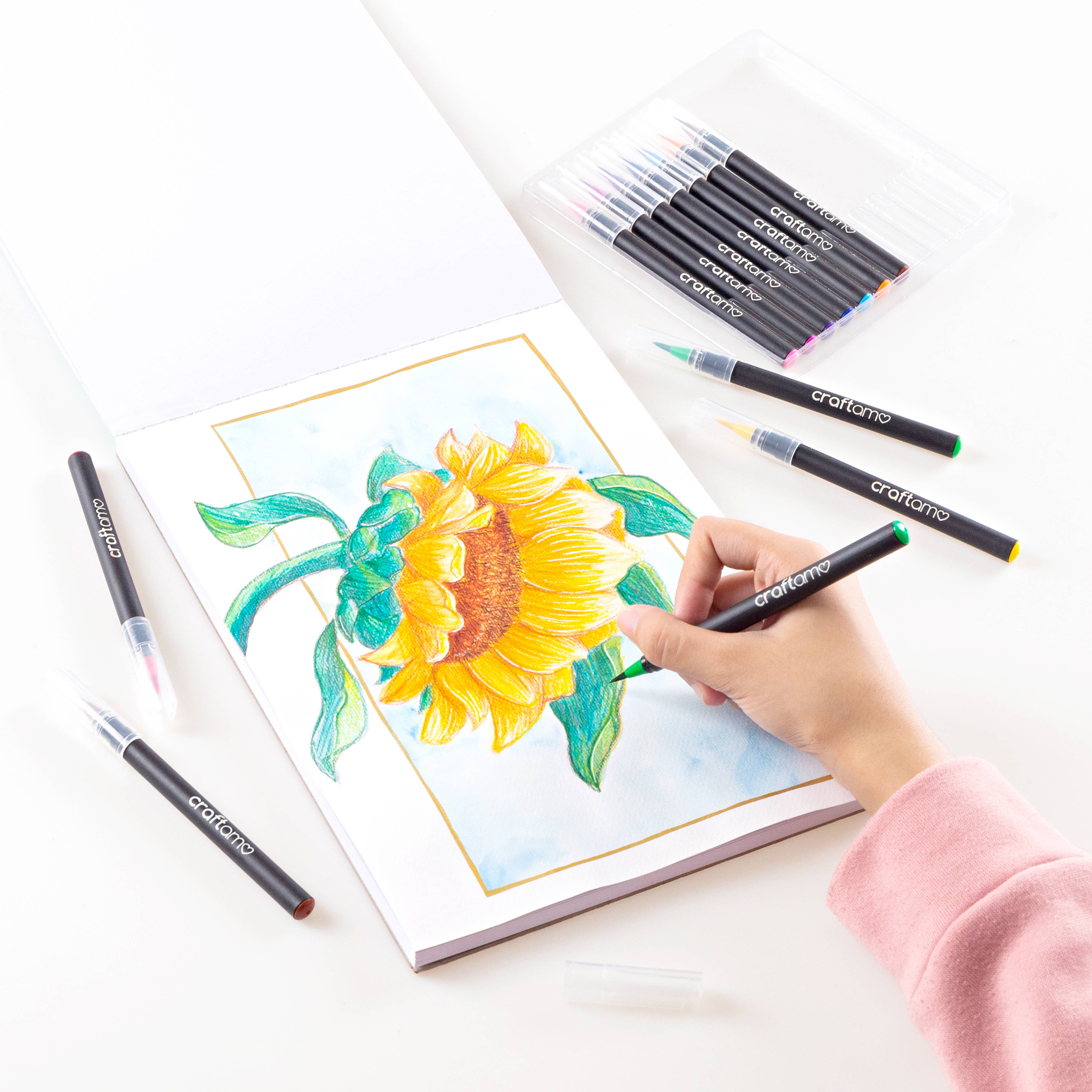 Craftamo - Wholesale Painting paper - Watercolor Paper (Premium 100% Cotton, 300GSM, Cold Pressed)6