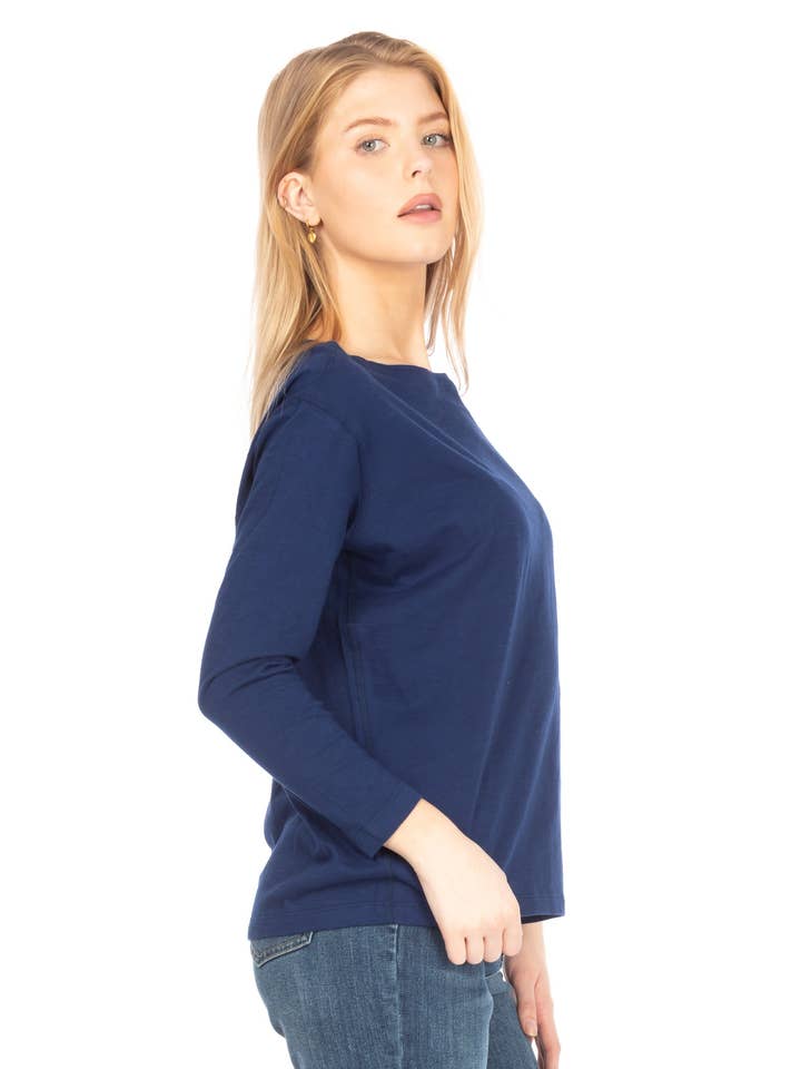 Relaxed Fit Long Sleeve Tee for wholesale by APNY