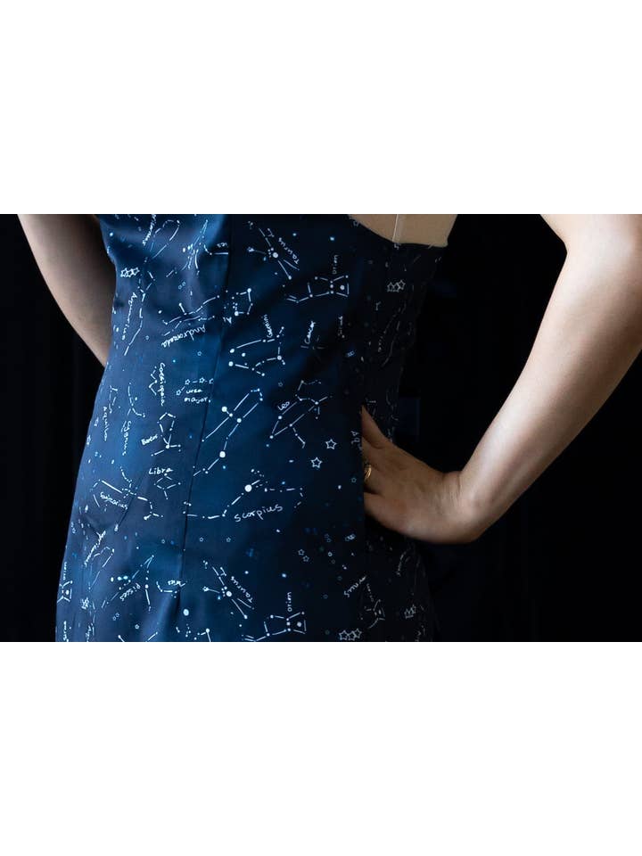 Art by Physicist - Wholesale Dress - Women's - Starry Night dress with fairy lights7