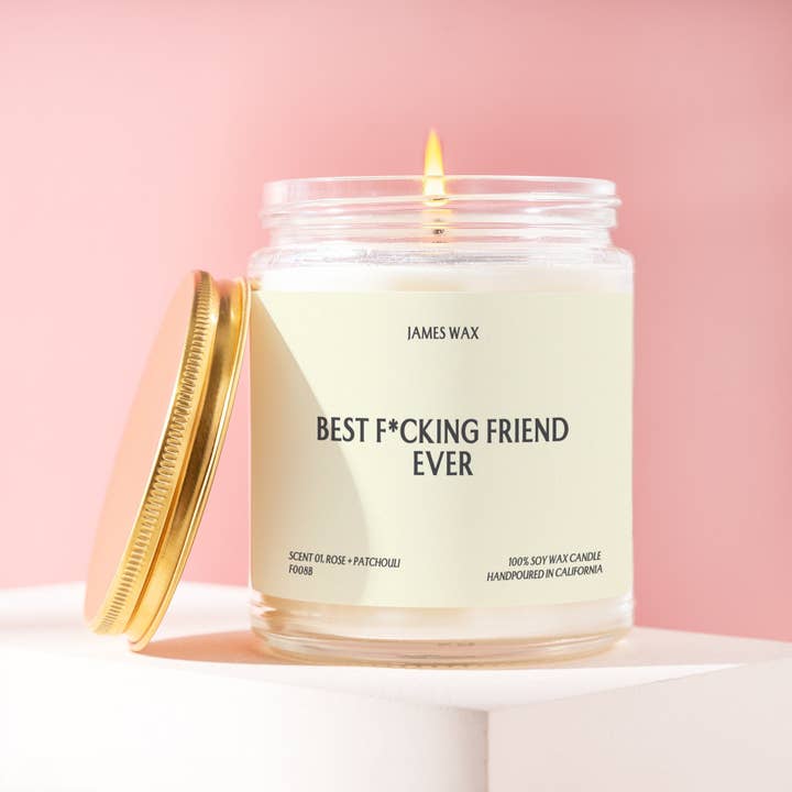 James Wax - Wholesale Jar/Filled Candle - Best Friend Gift Best Friend Ever Candle F008B