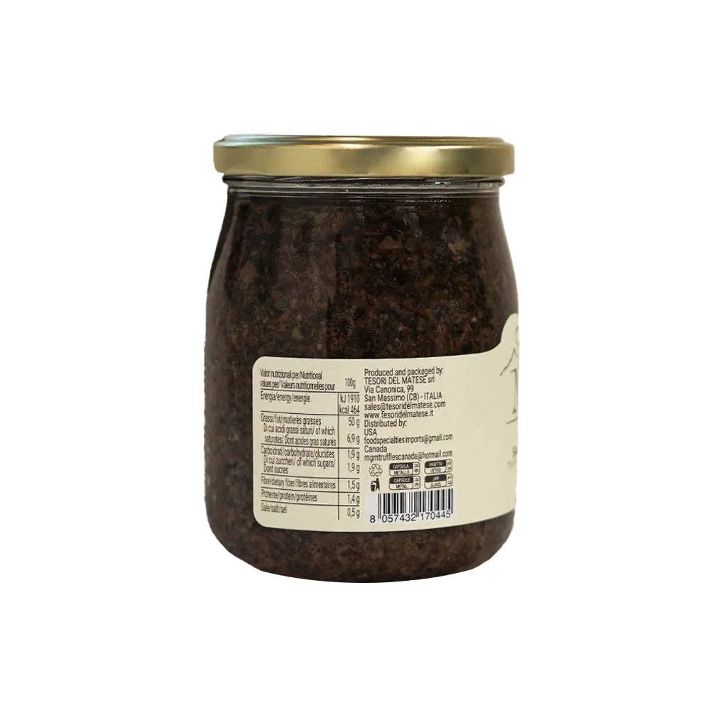 OLIO DI SERRA - Wholesale Sauce - Salsa tartufata - Mushroom and summer truffle sauce (500g)1