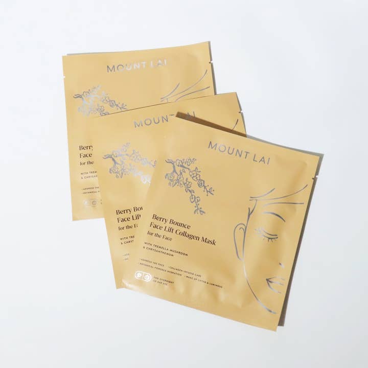 Masque de Nuit Liftant au Collagène Berry Bounce pour le Visage pour la vente par Mount Lai
