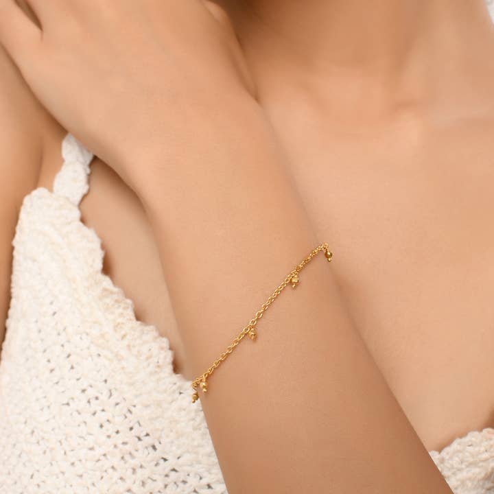 Vama Couture – Pulseira com pendente por atacado – Vama Couture | Pulseira Rasa em Prata de Lei2