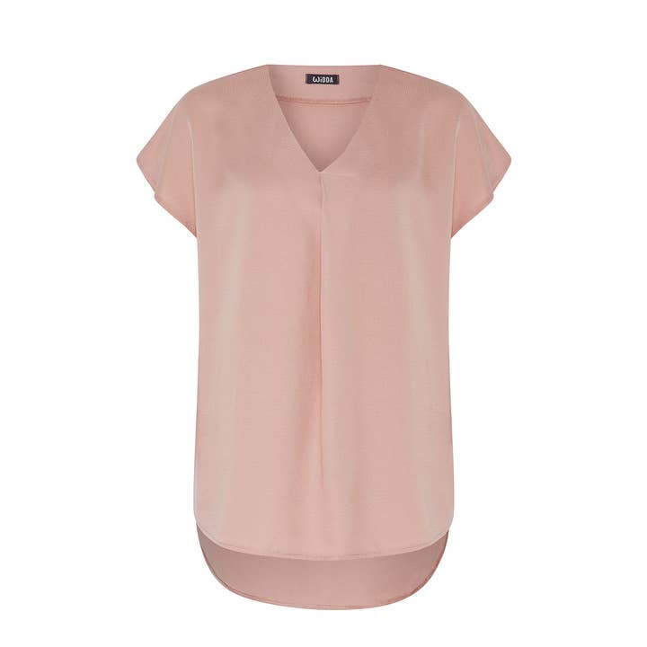 Blusa Rose Beat de Tencel® color rosa para venta al por mayor de WiDDA berlin