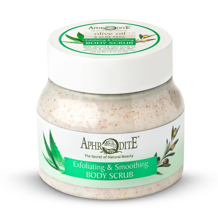 Körperpeeling Aloe Vera für den Großhandel von Aphrodite Skin Care USA