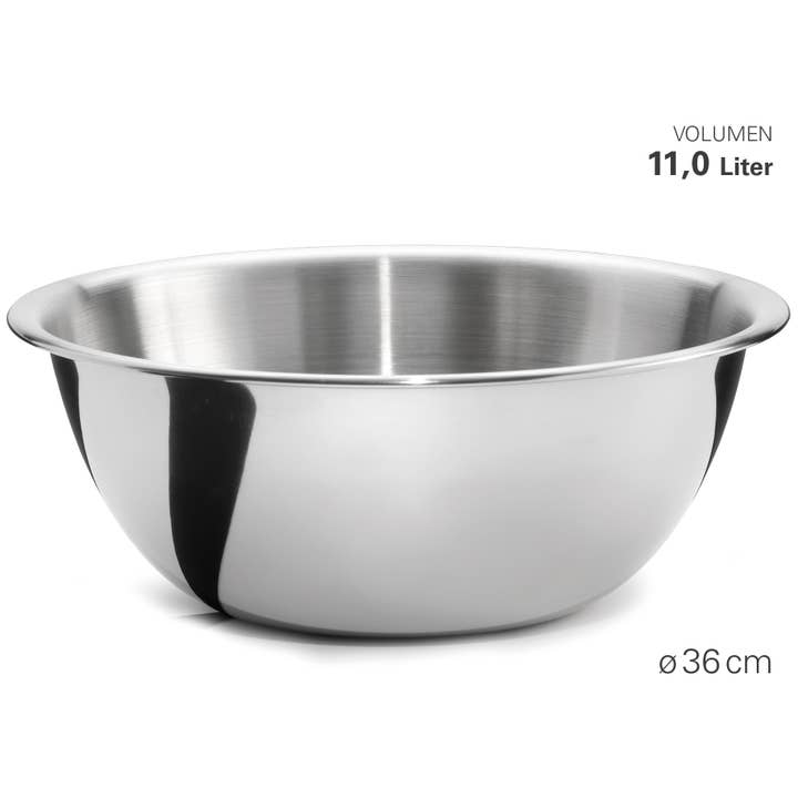 Ciotola "Classic" in acciaio inossidabile Ø 36cm per la vendita all'ingrosso da parte di Karl Weis