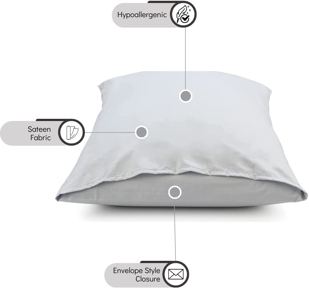 Mastertex - Wholesale Bedding Pillowcase/Sham - Circles Home 300TC Sateen Pillow Envelopes4
