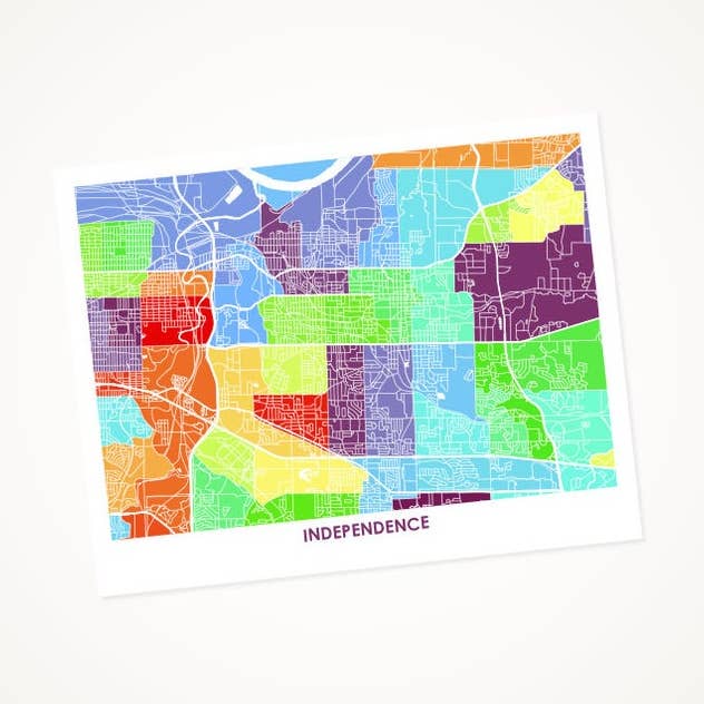 Juanitas Independence Carte Imprimer pour la vente par Juanita's Adventures