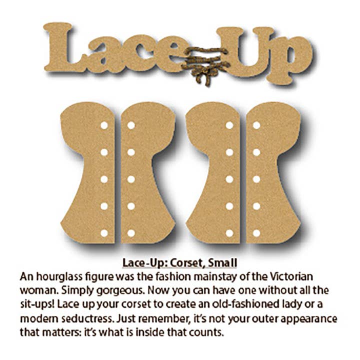 Lace-Up Corset -MINI for wholesale by EyeConnect Crafts