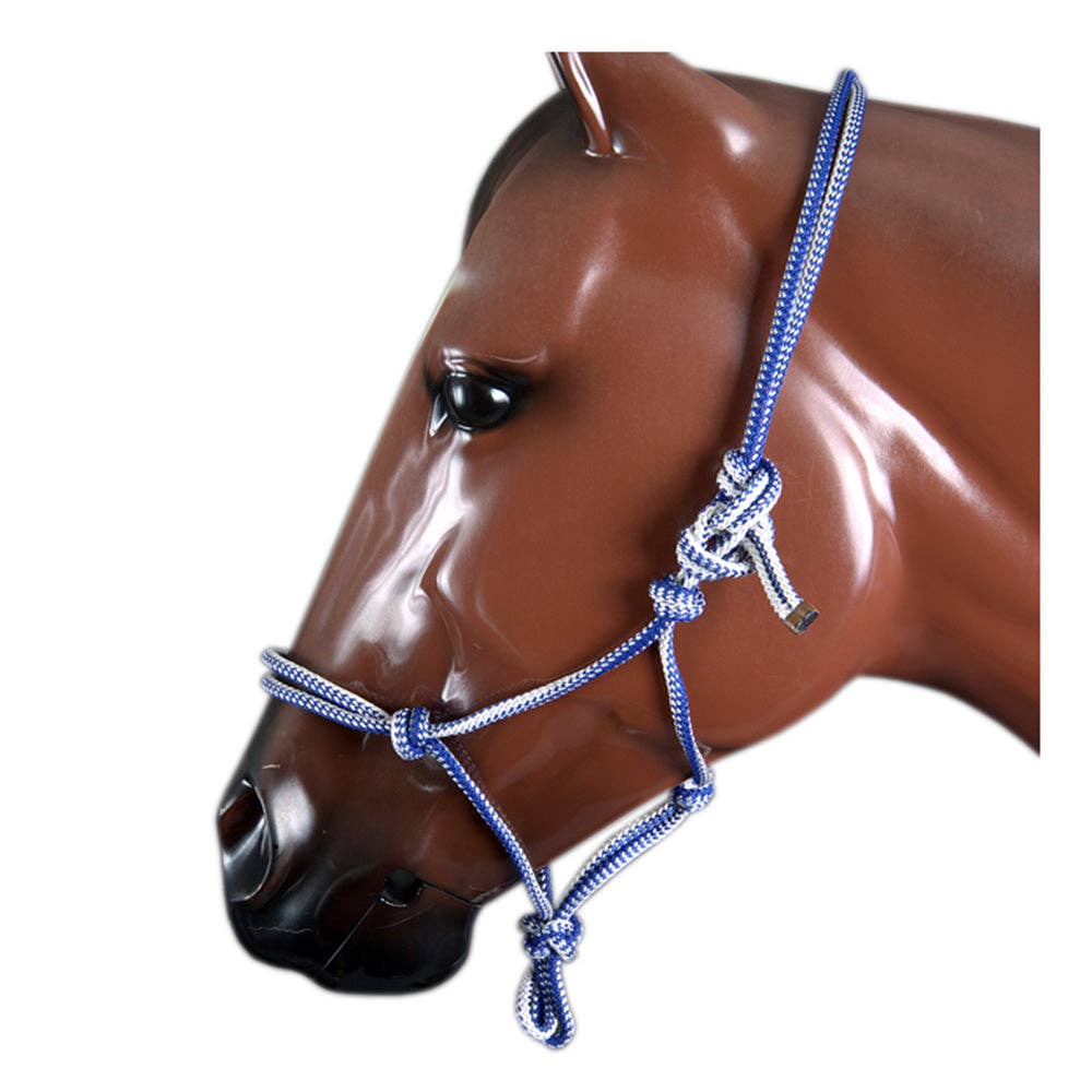 HILASON - Wholesale Horseback Riding Gear - Hilason Horse Adjustable Poly Tied Rope Halter6