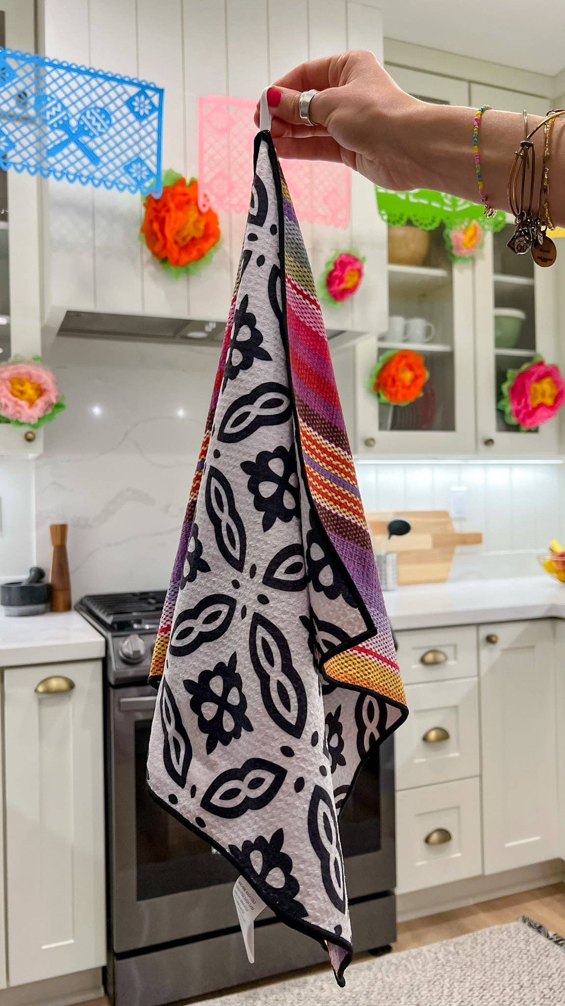 Bloom Towels - Wholesale Tea Towel - B142 Sunset Serape4