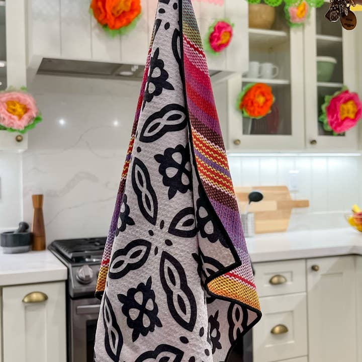 Bloom Towels - Wholesale Tea Towel - B142 Sunset Serape4