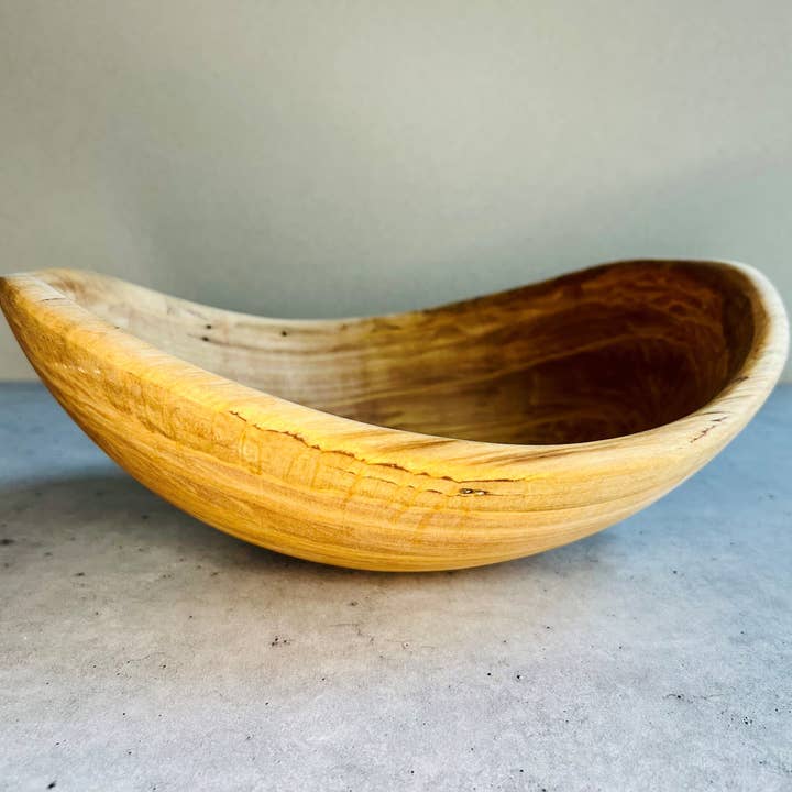 Live Edge Birch Wood Bowl for wholesale by The Great Alaskan Bowl Company