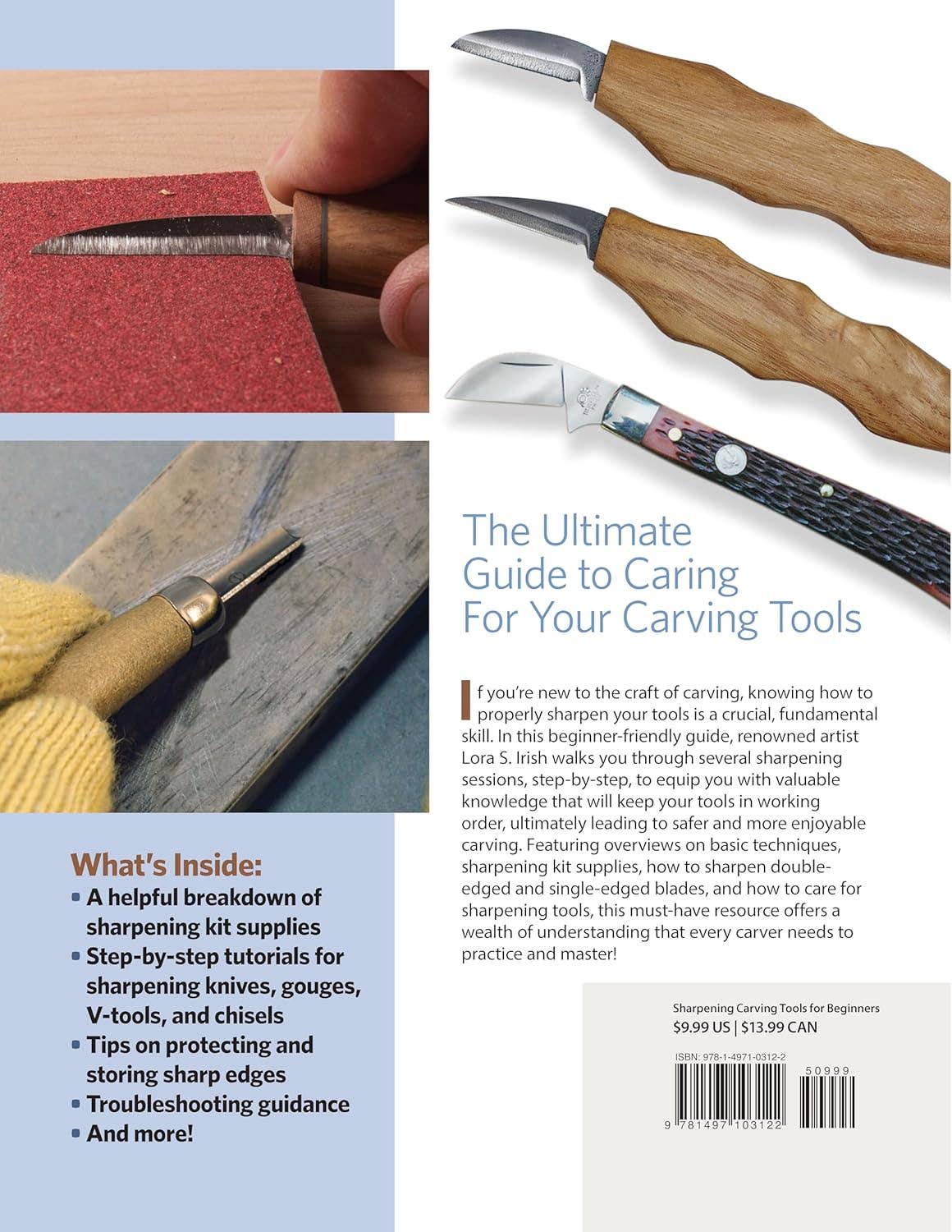 Fox Chapel Publishing - Wholesale Crafts, Hobbies & DIY - Sharpening Carving Tools for Beginners - Care Guide1