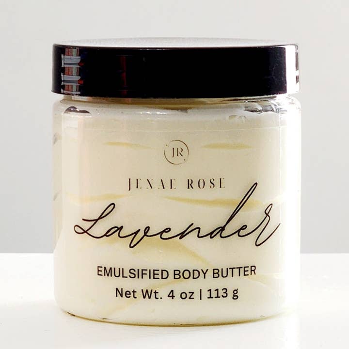 Lavender Emulsified Body Butter for wholesale by Jenae Rose